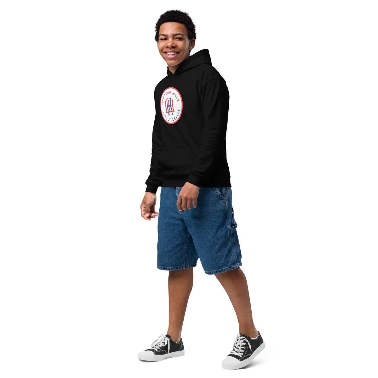 WHLL Badge Youth Hoodie Bat Club USA