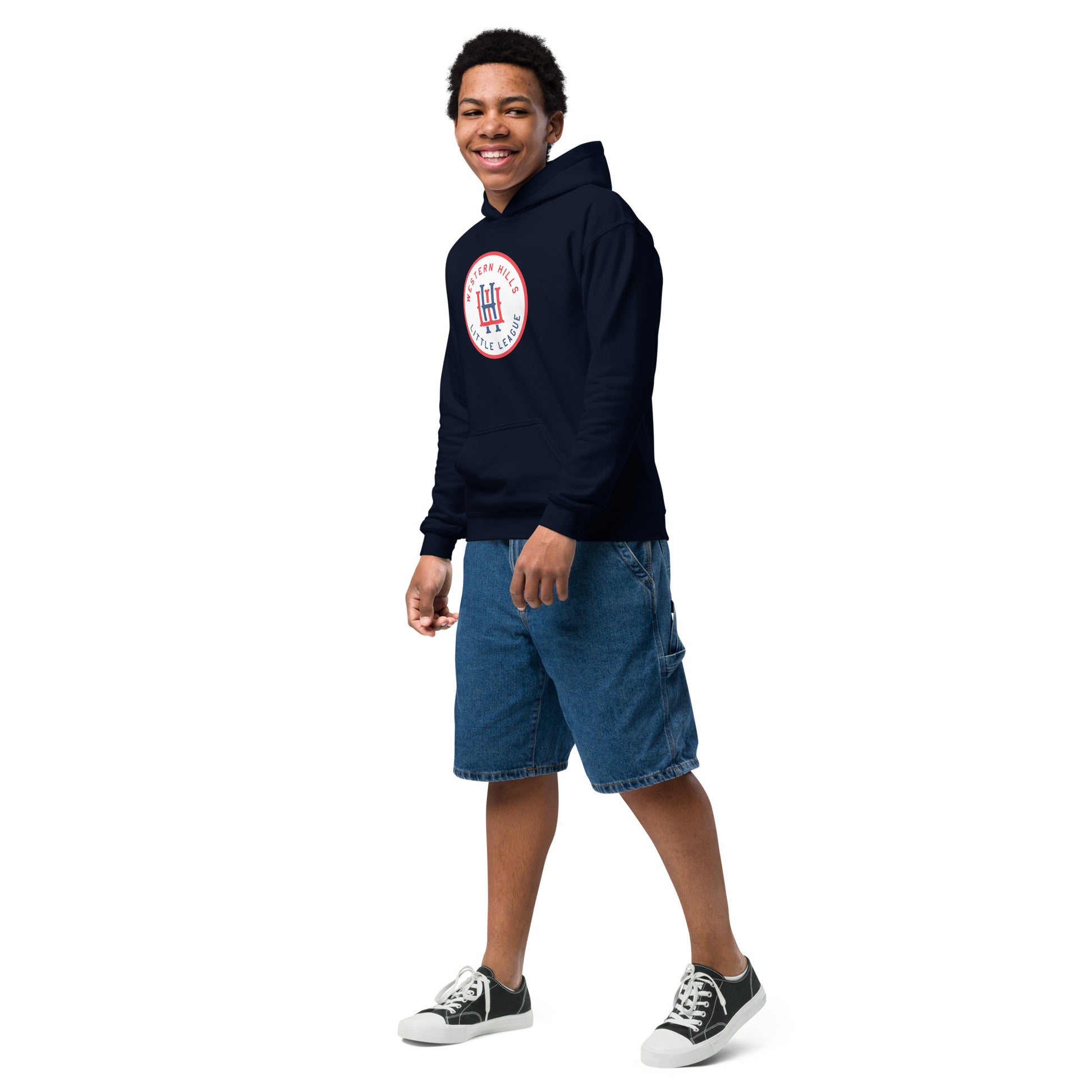 WHLL Badge Youth Hoodie Bat Club USA