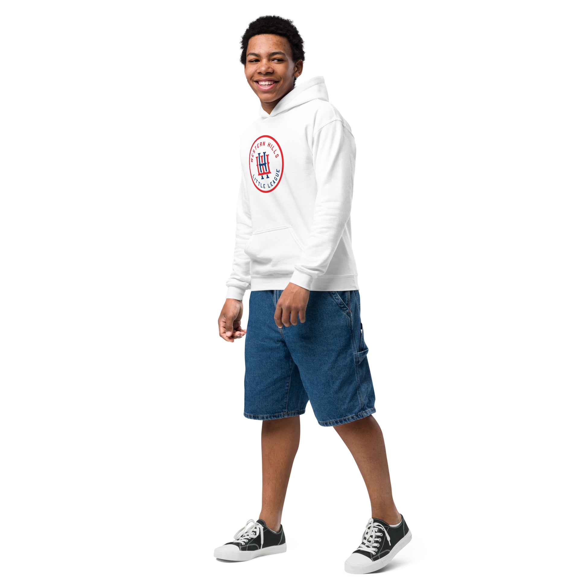 WHLL Badge Youth Hoodie Bat Club USA