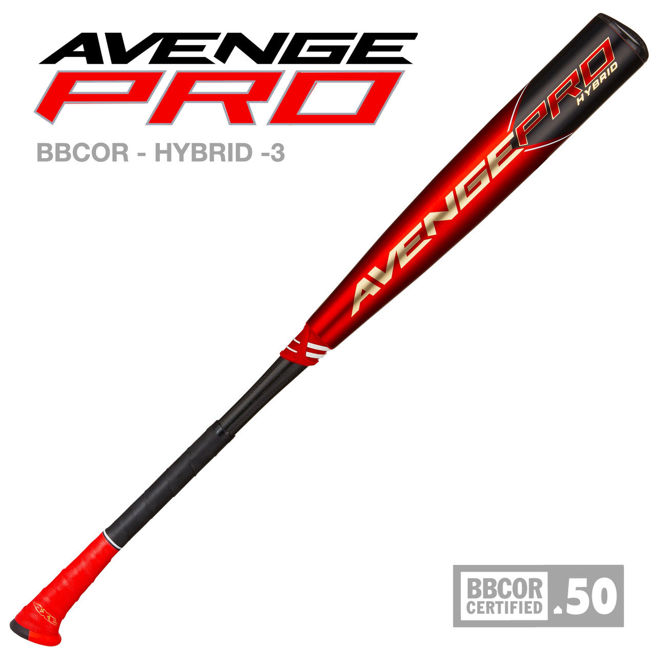 2023 AxeBat Avenge Pro HYBRID (-3) BBCOR BASEBALL Bat 130K Bat Club USA