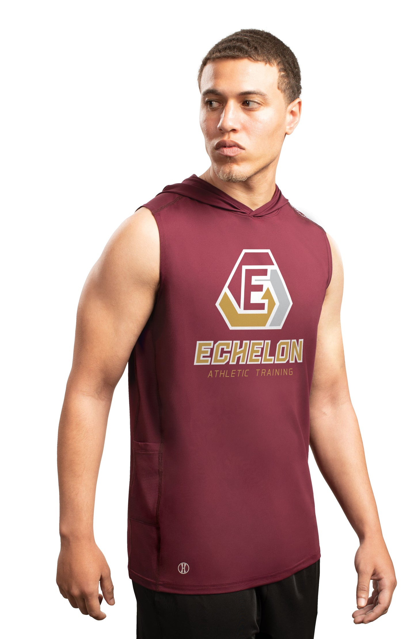 Carroll Baseball Sleeveless Hoodie Powered by Coolcore®