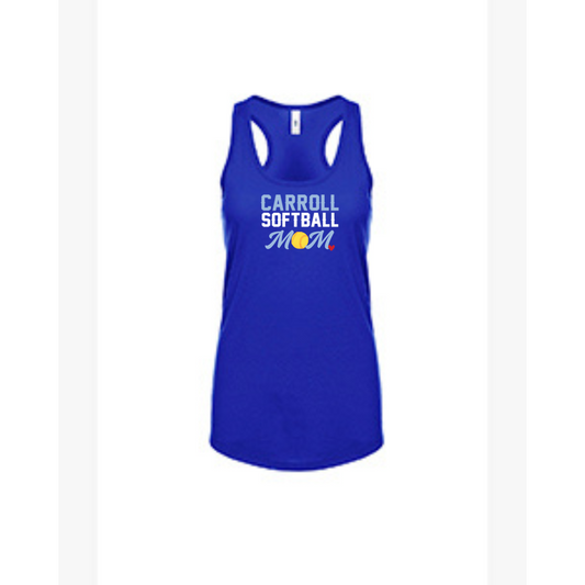 MOM Racerback Tank - CARROLL SOFTBALL