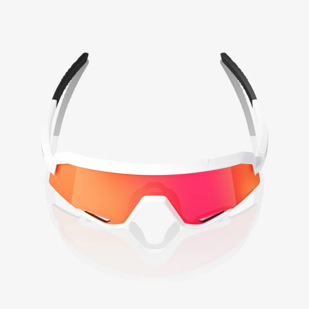 100% SLENDALE Matte White HiPER® Red Multilayer Mirror Lens Bat Club USA