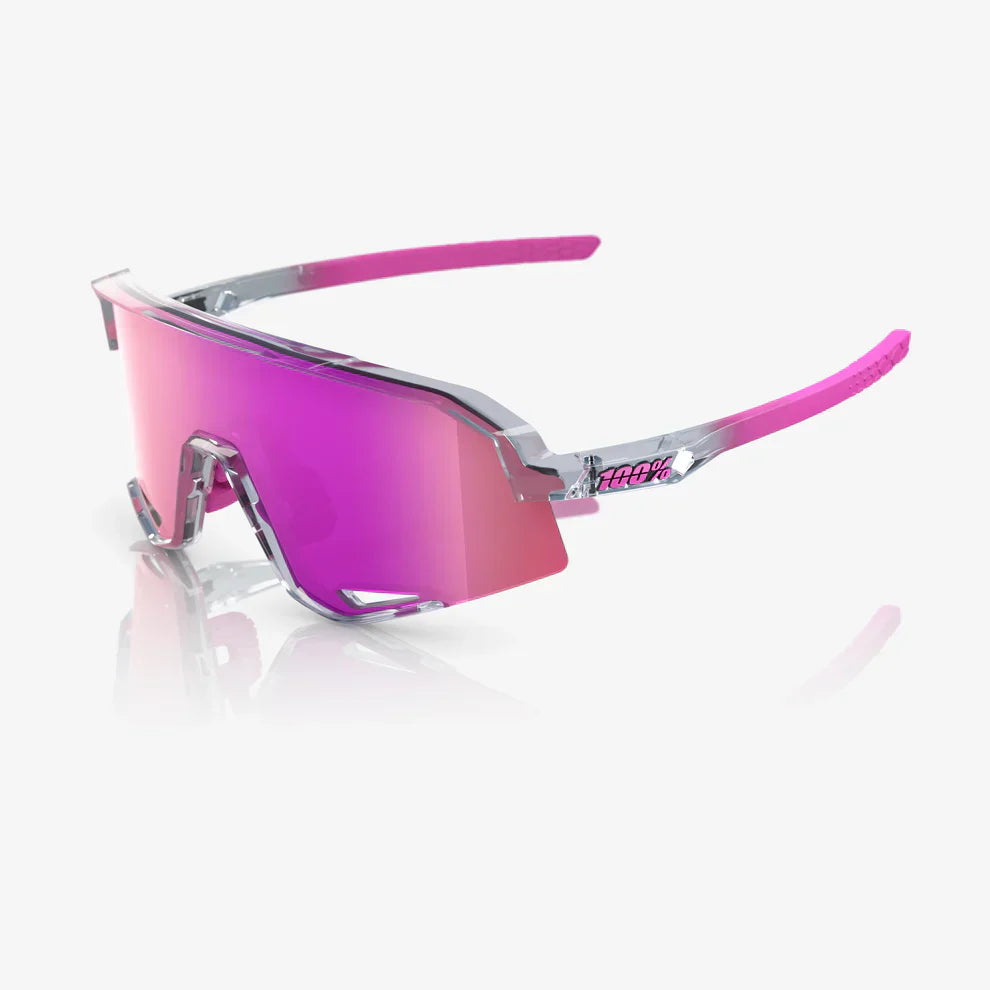 100% SLENDALE Polished Translucent Grey Purple Multilayer Mirror Lens - Team Store Bat Club USA