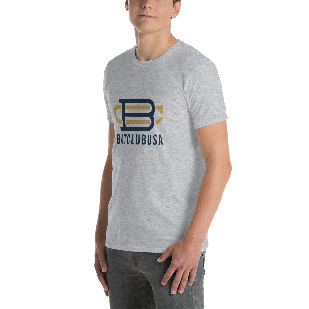 BC Logo White Unisex T-Shirt Bat Club USA