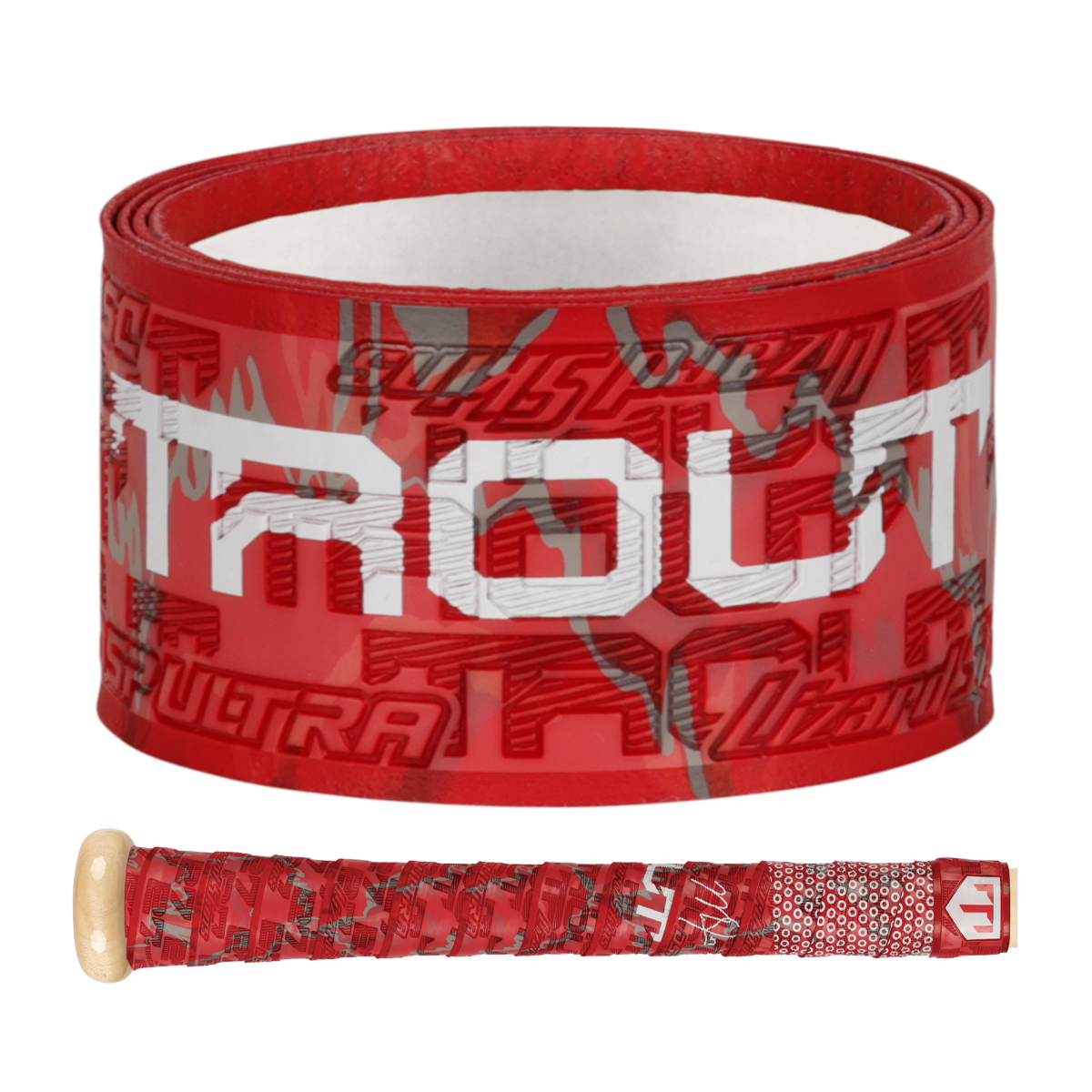 DSP Ultra Bat Grip - Mike Trout - Ruby 1 .1 Mm Bat Club USA