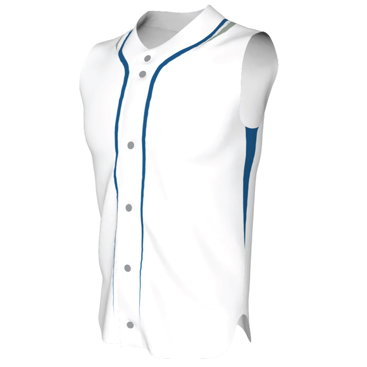 SUBLIMATED BASEBALL FULL BUTTON FITTED JERSEY - TEAM ADVANTAGE ONLY