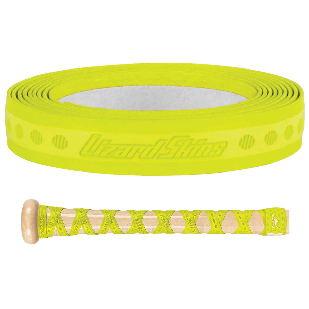 Lizard Skins DSP Ultra X Bat Grip Neon Yellow 0.5mm - Team Store Bat Club USA