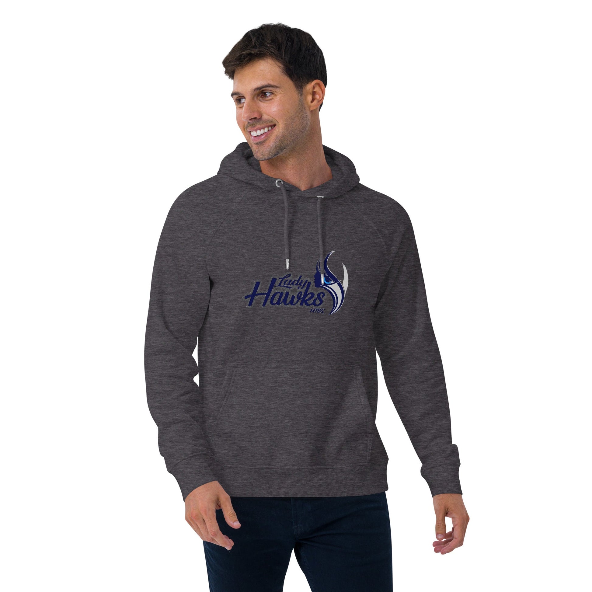 MTBS Lady Hawks Unisex eco raglan hoodie Bat Club USA