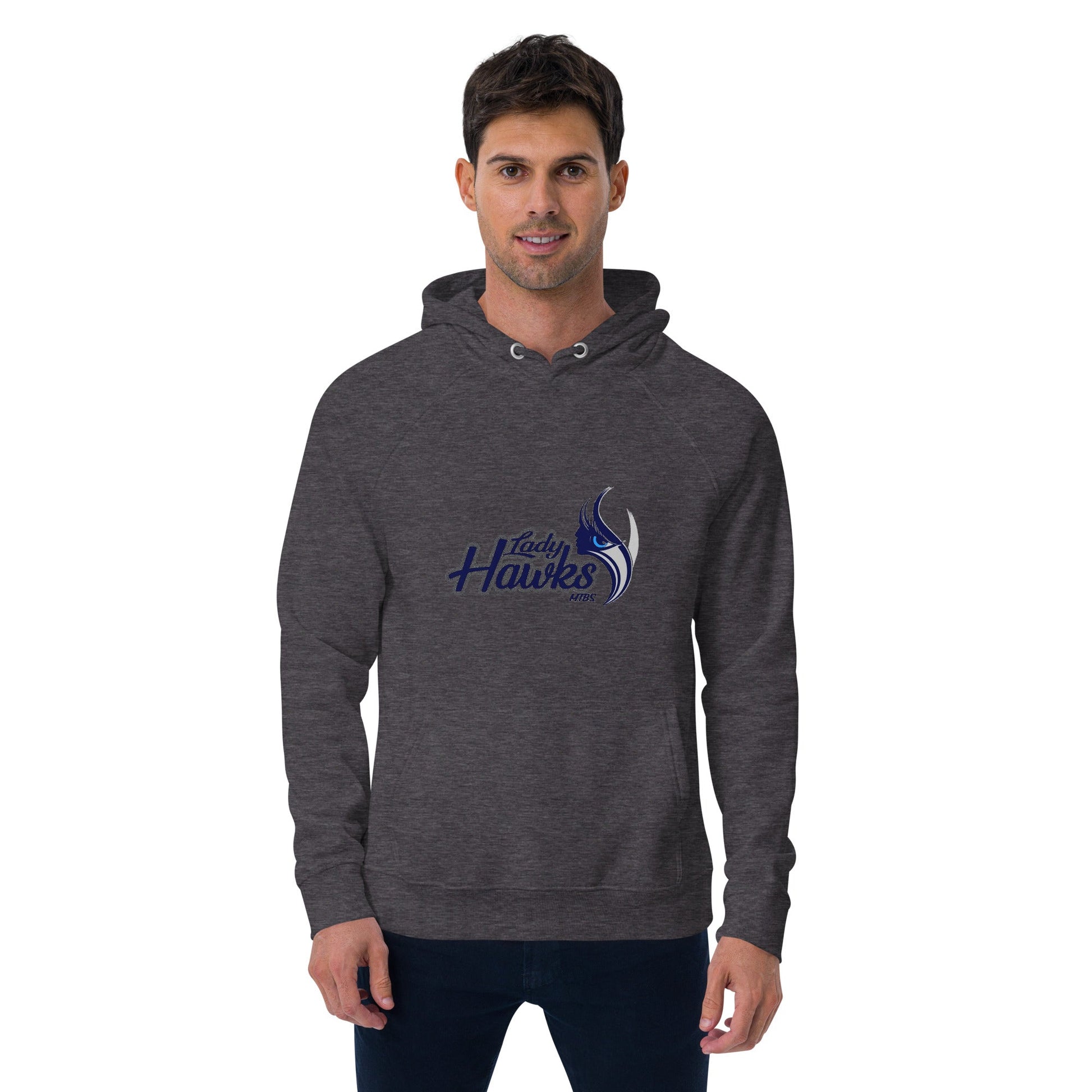 MTBS Lady Hawks Unisex eco raglan hoodie Bat Club USA