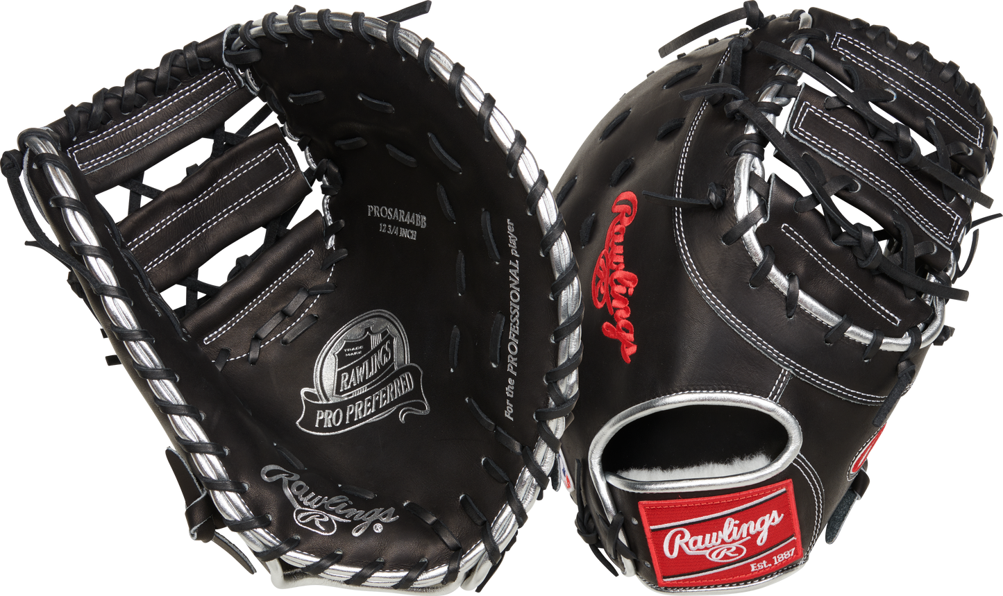 RAWLINGS PRO PREFERRED SERIES FIRST BASE MITT 12.75-INCH BASEBALL GLOVE Bat Club USA