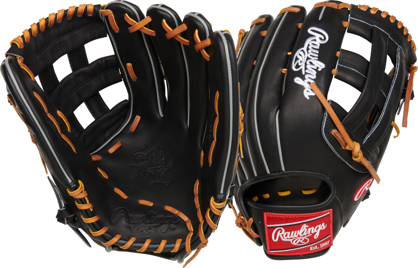 RAWLINGS HEART OF THE HIDE TRADITIONAL SERIES 12.75-INCH BASEBALL GLOVE Bat Club USA