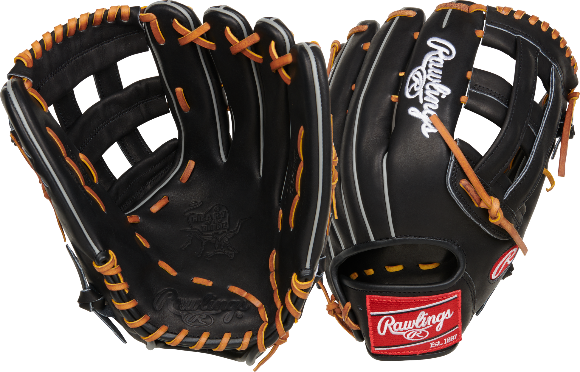 RAWLINGS HEART OF THE HIDE TRADITIONAL SERIES 12.75-INCH BASEBALL GLOVE Bat Club USA