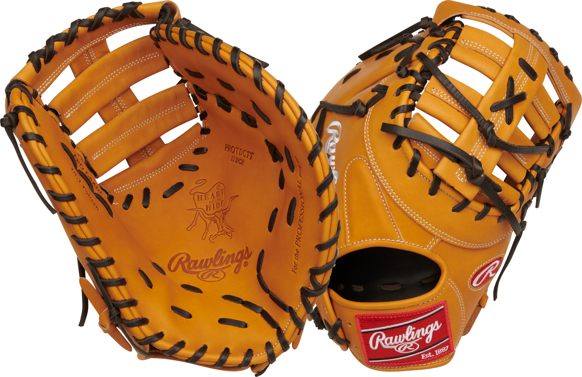 RAWLINGS HEART OF THE HIDE TRADITIONAL SERIES FIRST BASE MITT 13-INCH BASEBALL GLOVE Bat Club USA