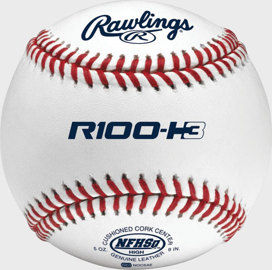 Rawlings H3 Baseballs - NFHS OFFICIAL HIGH SCHOOL BASEBALLS - DZN or Case Bat Club USA