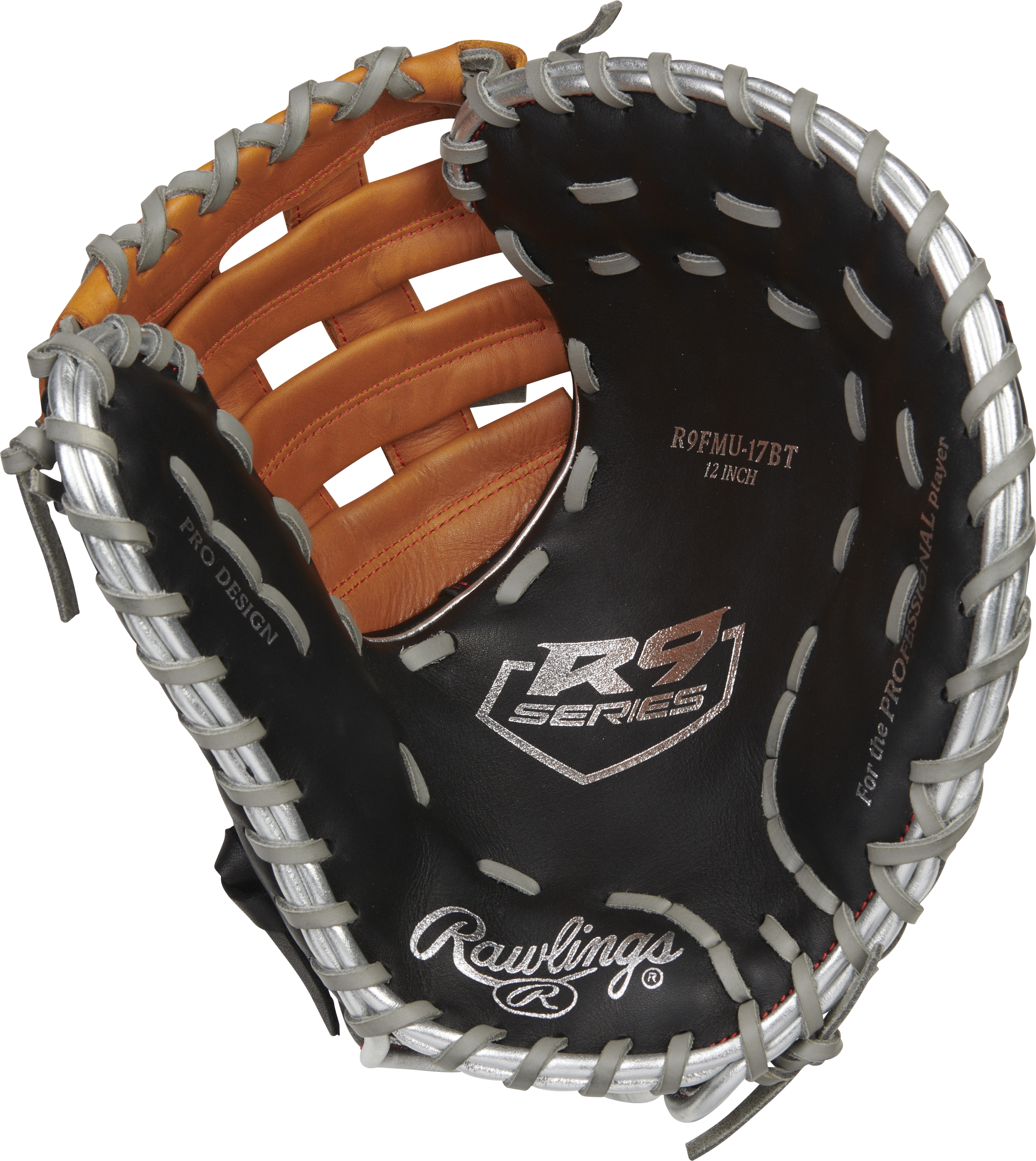 RAWLINGS R9 BASEBALL CONTOUR SERIES FIRST BASE MITT 12-INCH BASEBALL GLOVE Bat Club USA