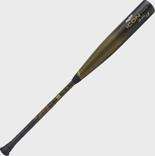 2023 Rawlings Icon 33" 30oz. (-3)  BBCOR Baseball Bat-Warranty