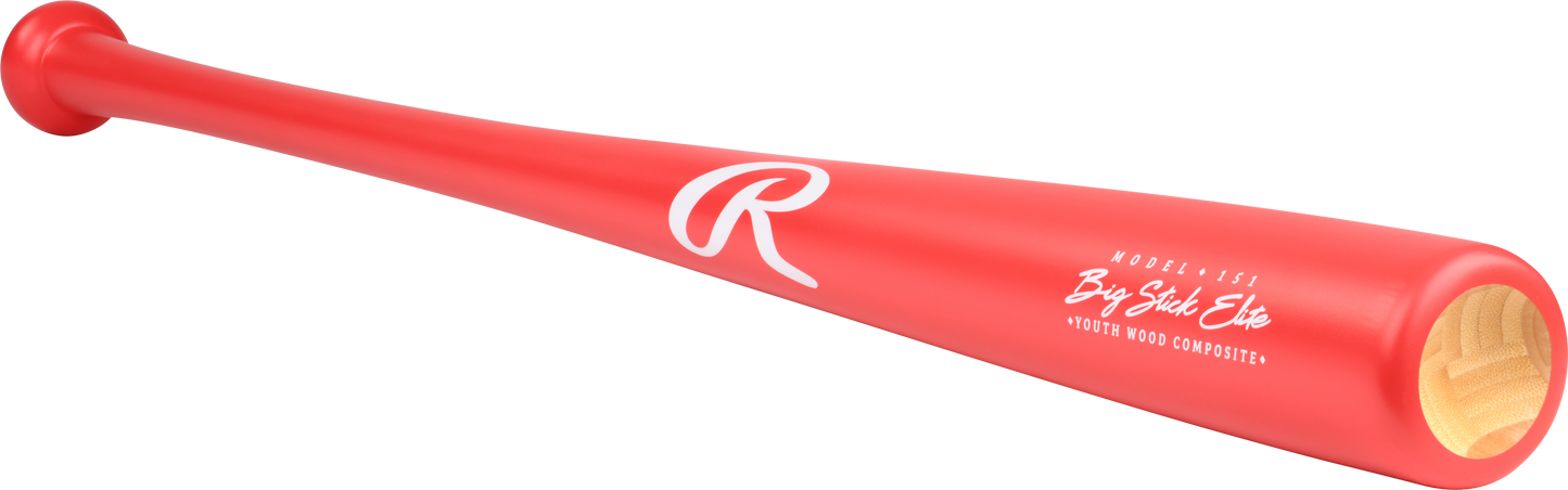 RAWLINGS BIG STICK ELITE 151Y MAPLE-BAMBOO COMPOSITE YOUTH WOOD BAT Bat Club USA