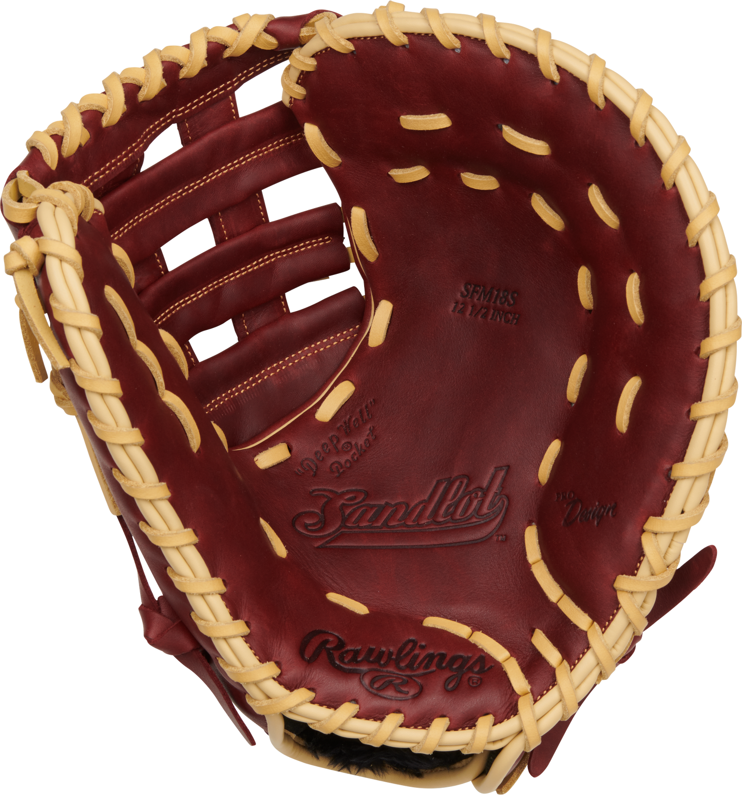 RAWLINGS SANDLOT SERIES FIRST BASE MITT 12.5-INCH BASEBALL GLOVE Bat Club USA