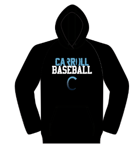 Baseball Fleece Hoodie - Carroll Baseball