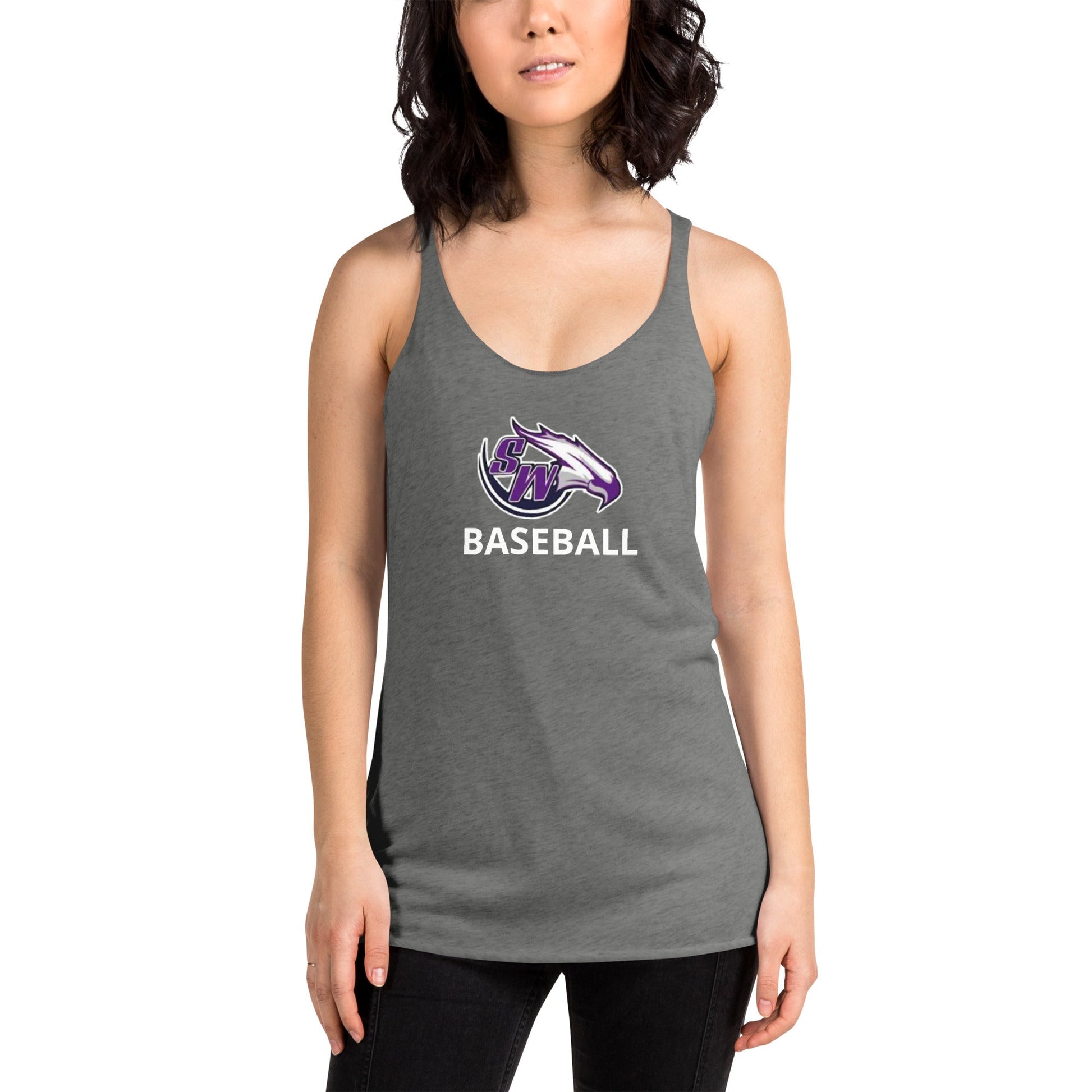 Southwest Baseball Women's Racerback Tank Bat Club USA