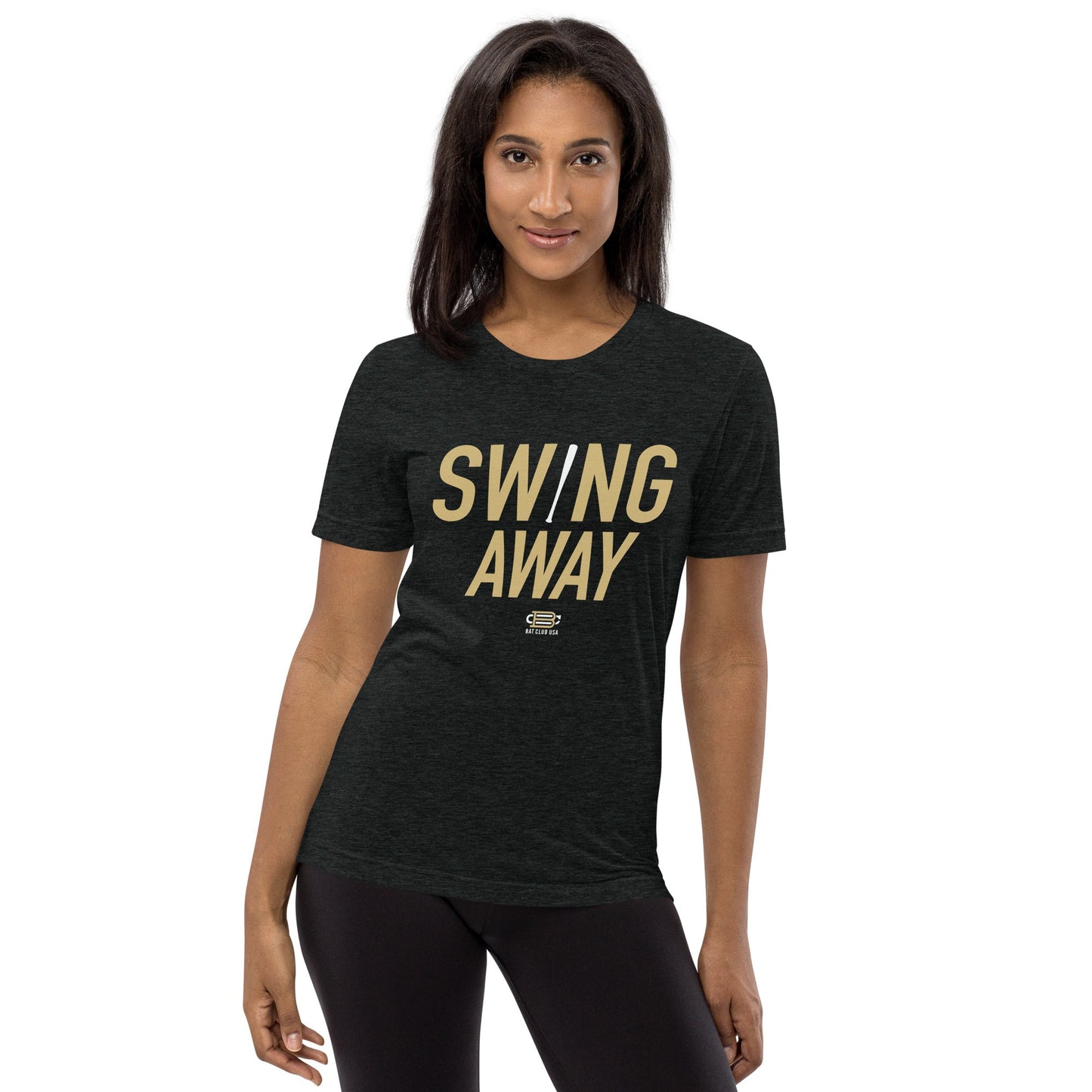 Swing Away - Dark Color Short sleeve t-shirt Bat Club USA