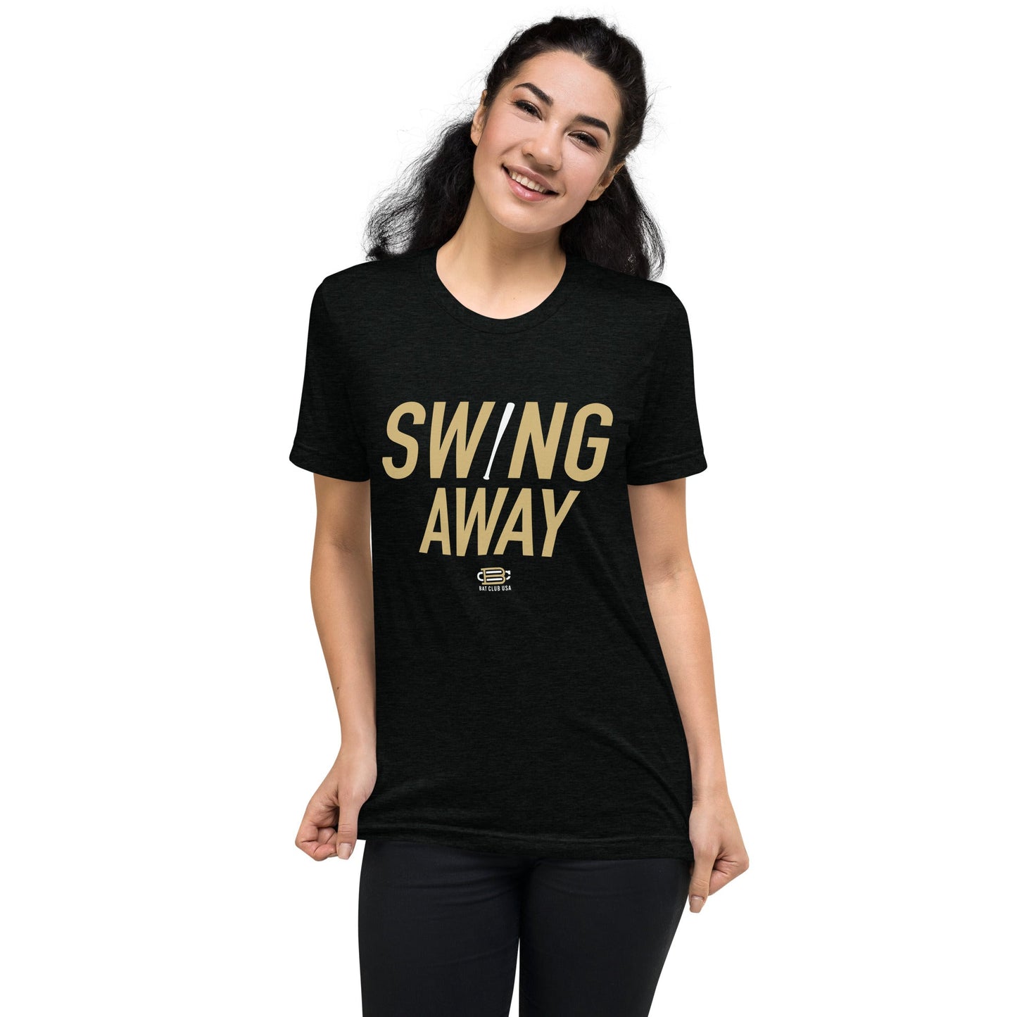 Swing Away - Dark Color Short sleeve t-shirt Bat Club USA