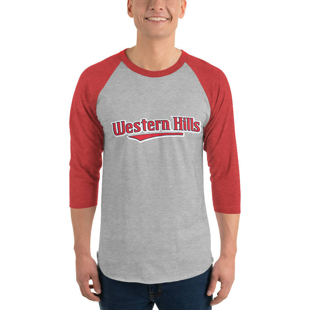 WHLL 3/4 sleeve raglan shirt Bat Club USA