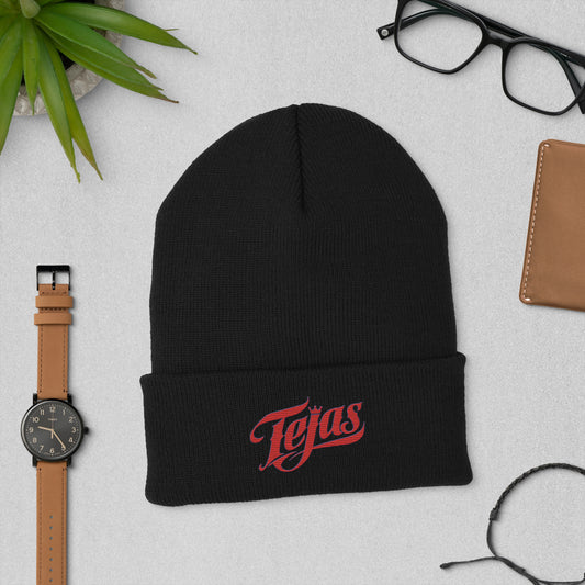 Tejas Baseball Cuffed Beanie Bat Club USA