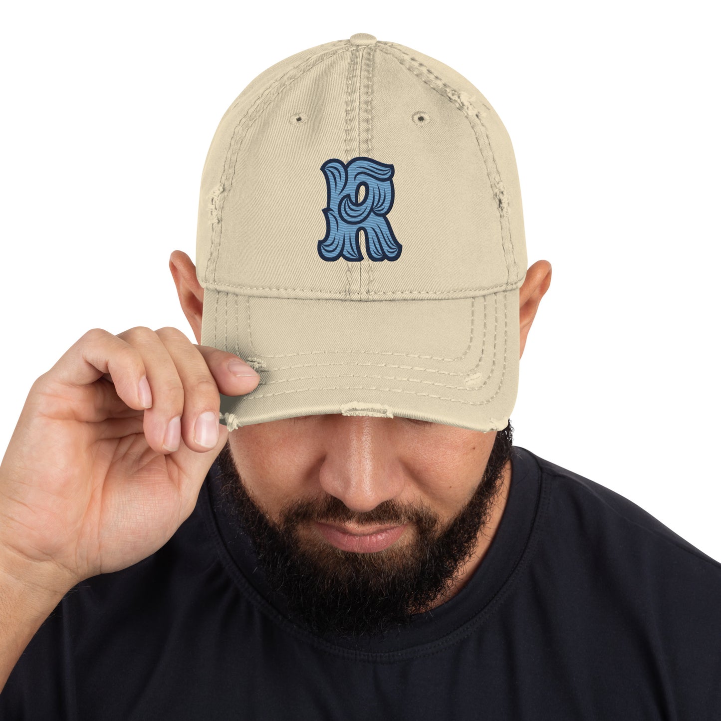 Distressed Dad Hat - Miami Riptide Baseball