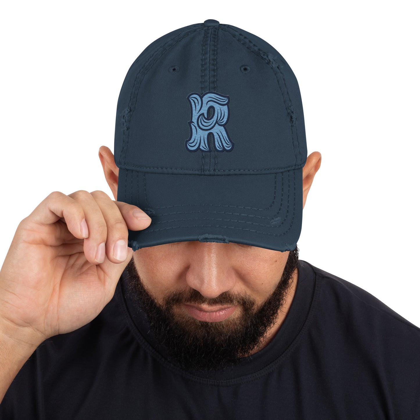 Distressed Dad Hat - Miami Riptide Baseball