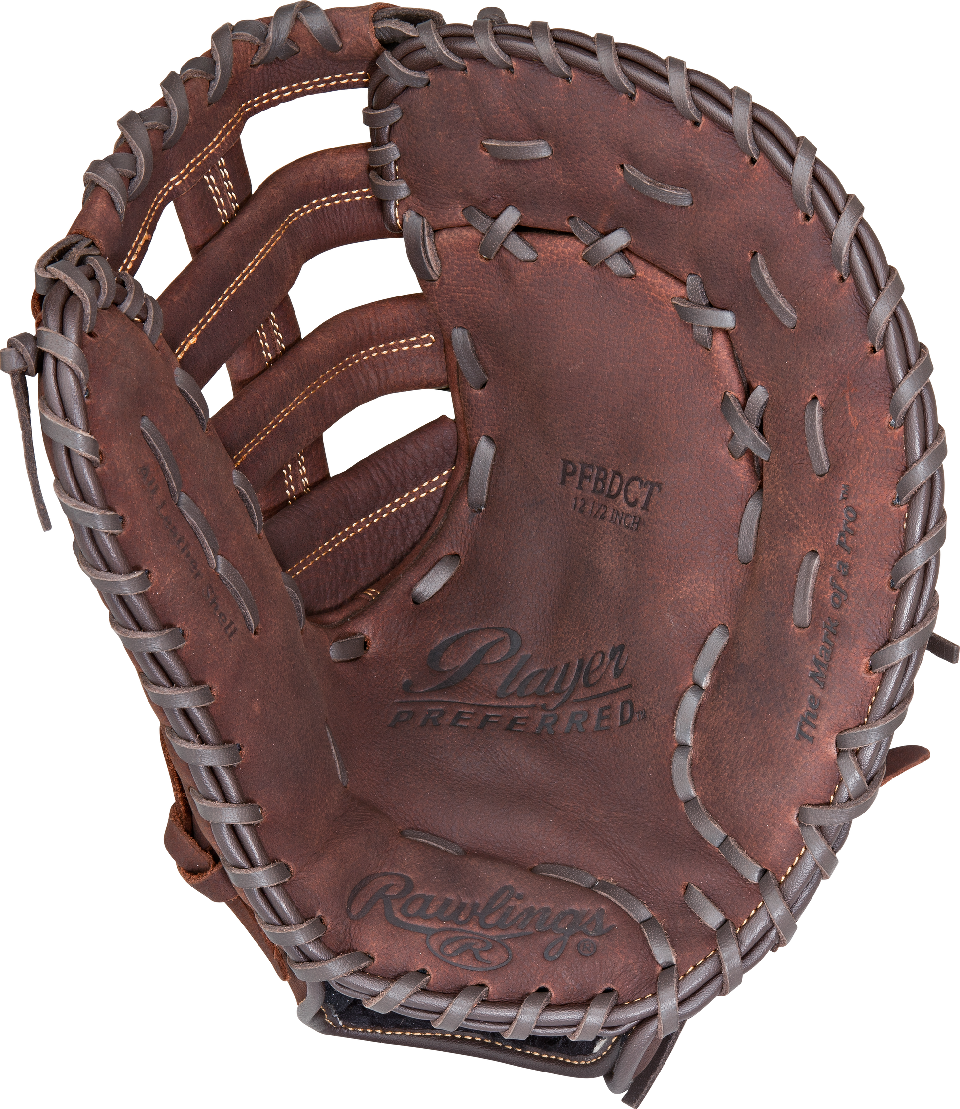 RAWLINGS PLAYER PREFERRED ADULT SERIES FIRST BASE MITT 12.5-INCH BASEBALL GLOVE Bat Club USA