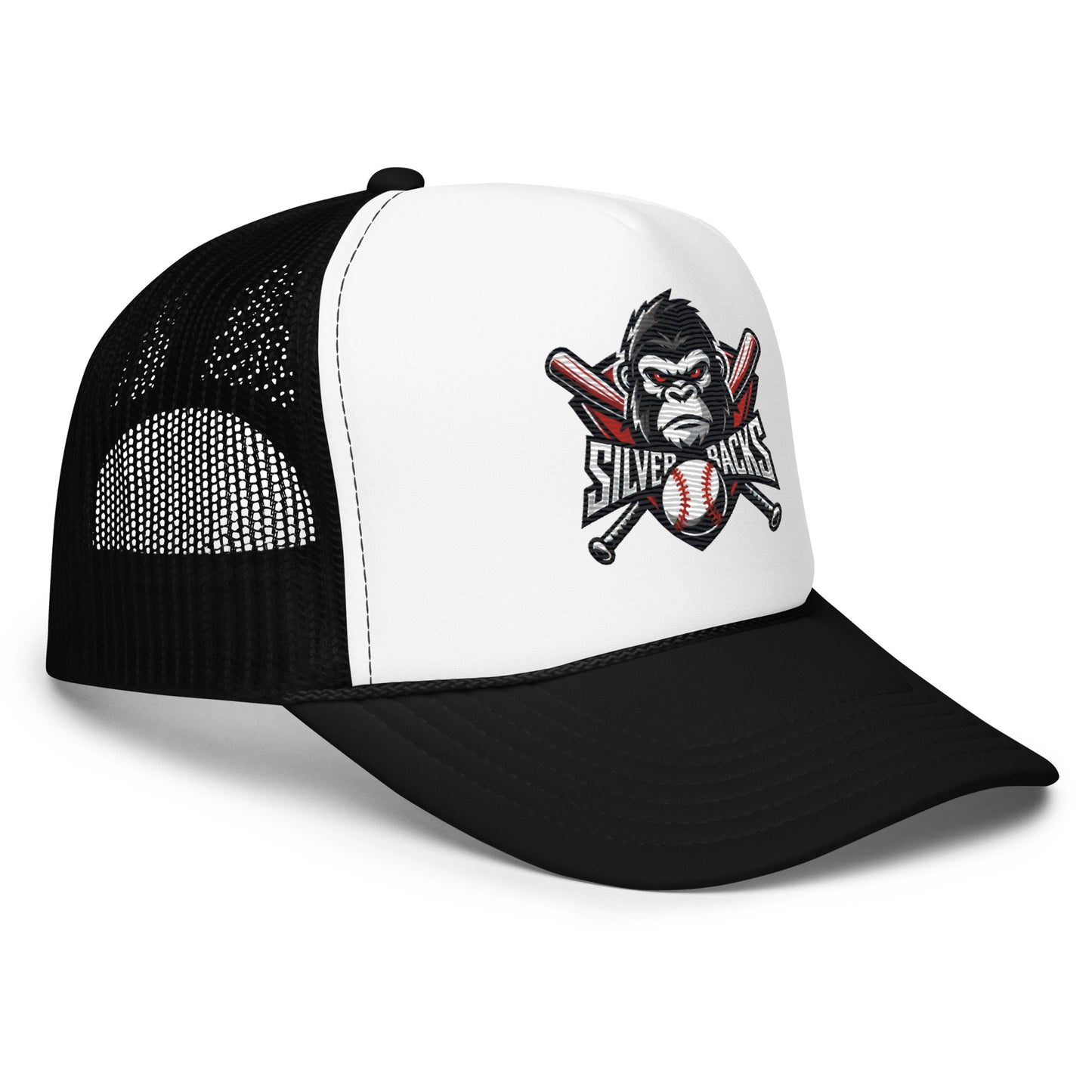 Silverbacks Baseball Foam trucker hat