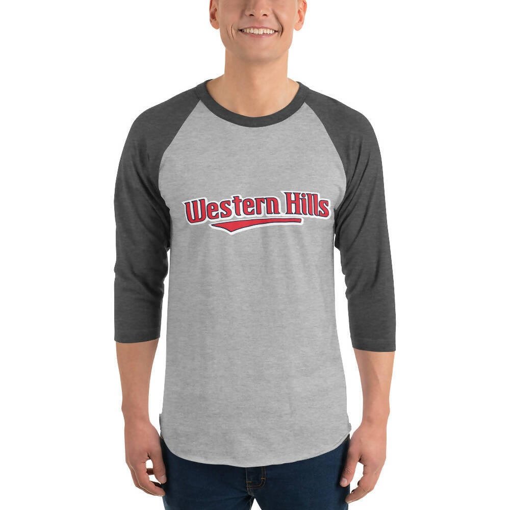 WHLL 3/4 sleeve raglan shirt Bat Club USA