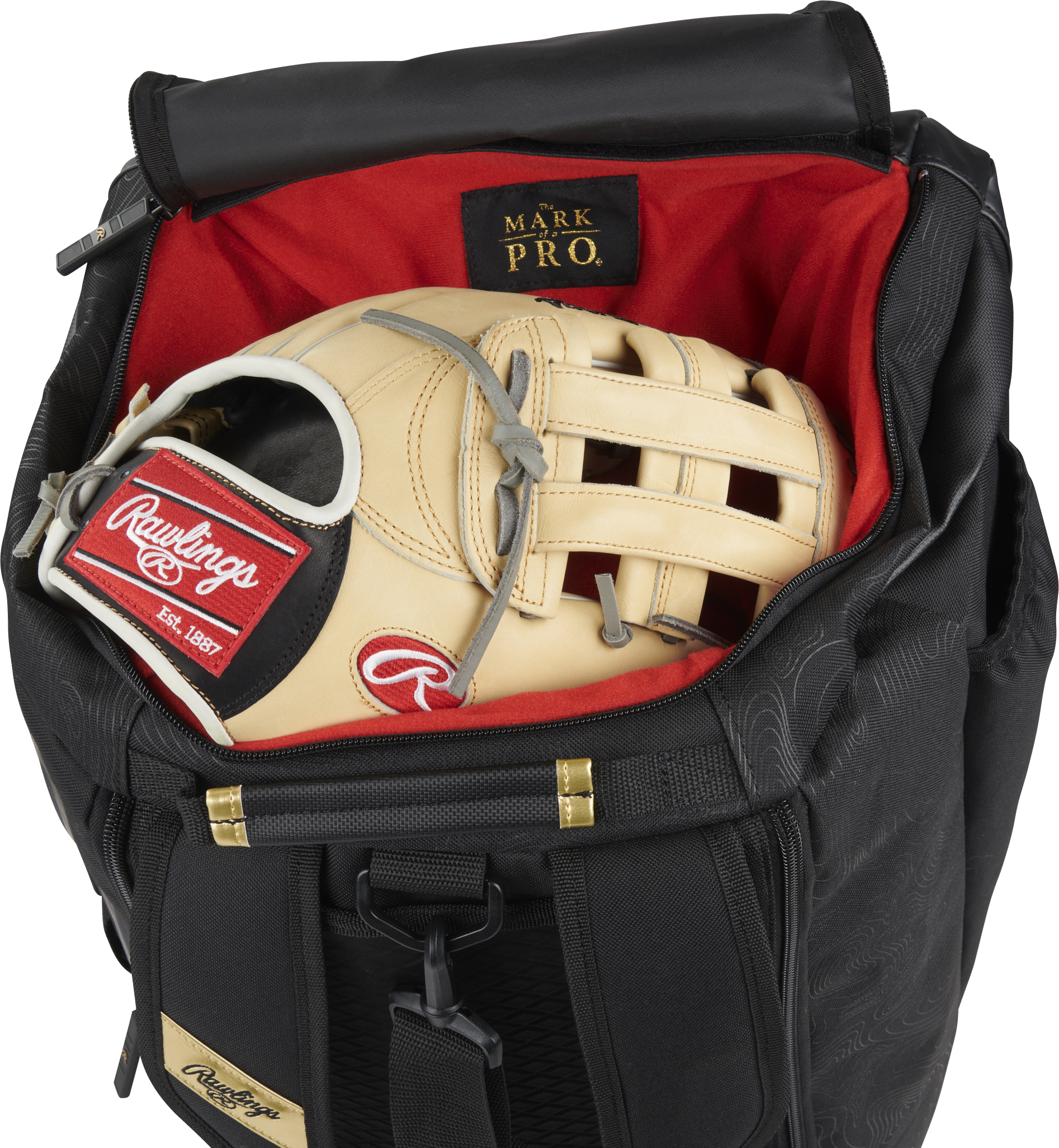 RAWLINGS GOLD COLLECTION HYBRID BACKPACK-DUFFEL BAG Bat Club USA