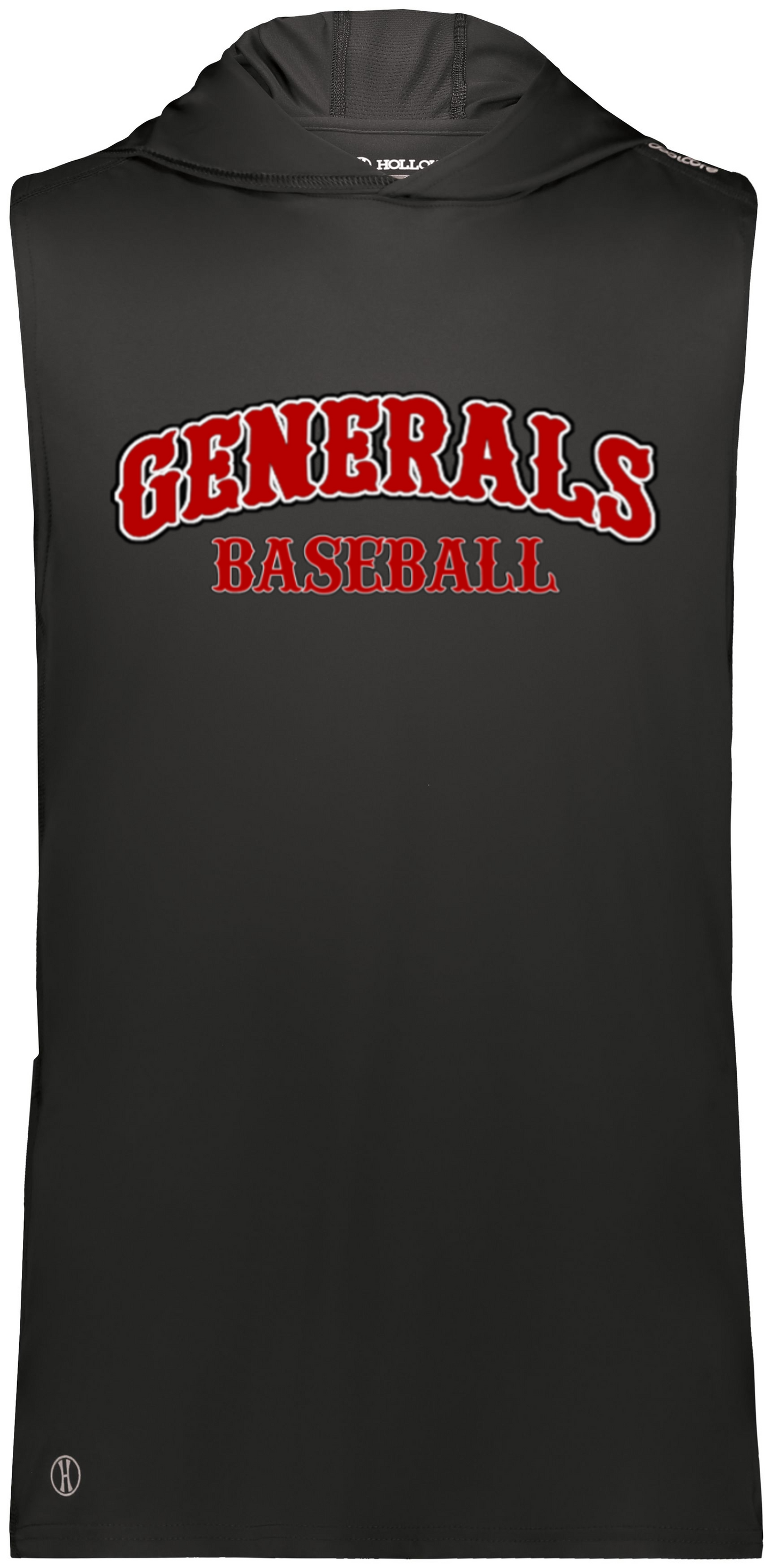 Sleeveless Hoodie Powered by Coolcore® - BC Generals Baseball