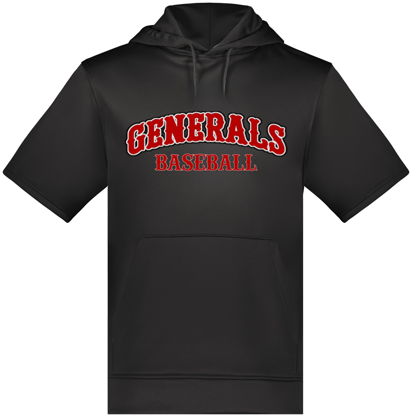 Short Sleeve Hoodie Powered by Coolcore® - BC Generals Baseball