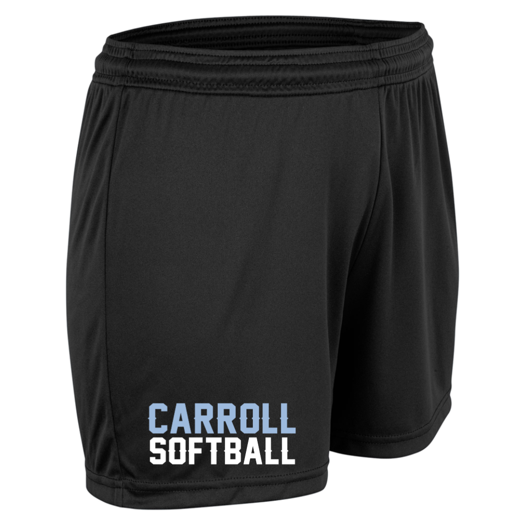 Softball practice shorts - Carroll Softball