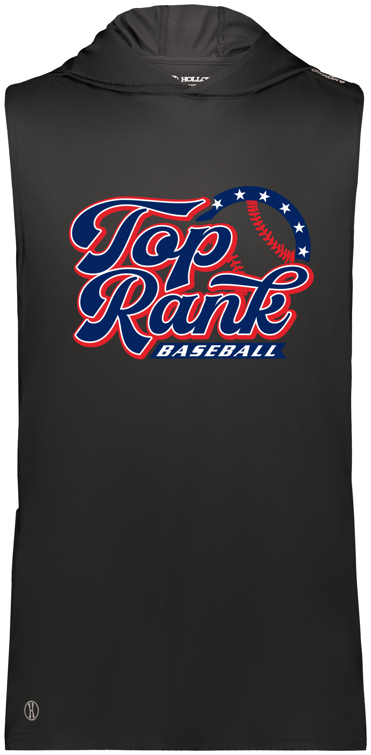 Sleeveless Hoodie - Top Rank Baseball