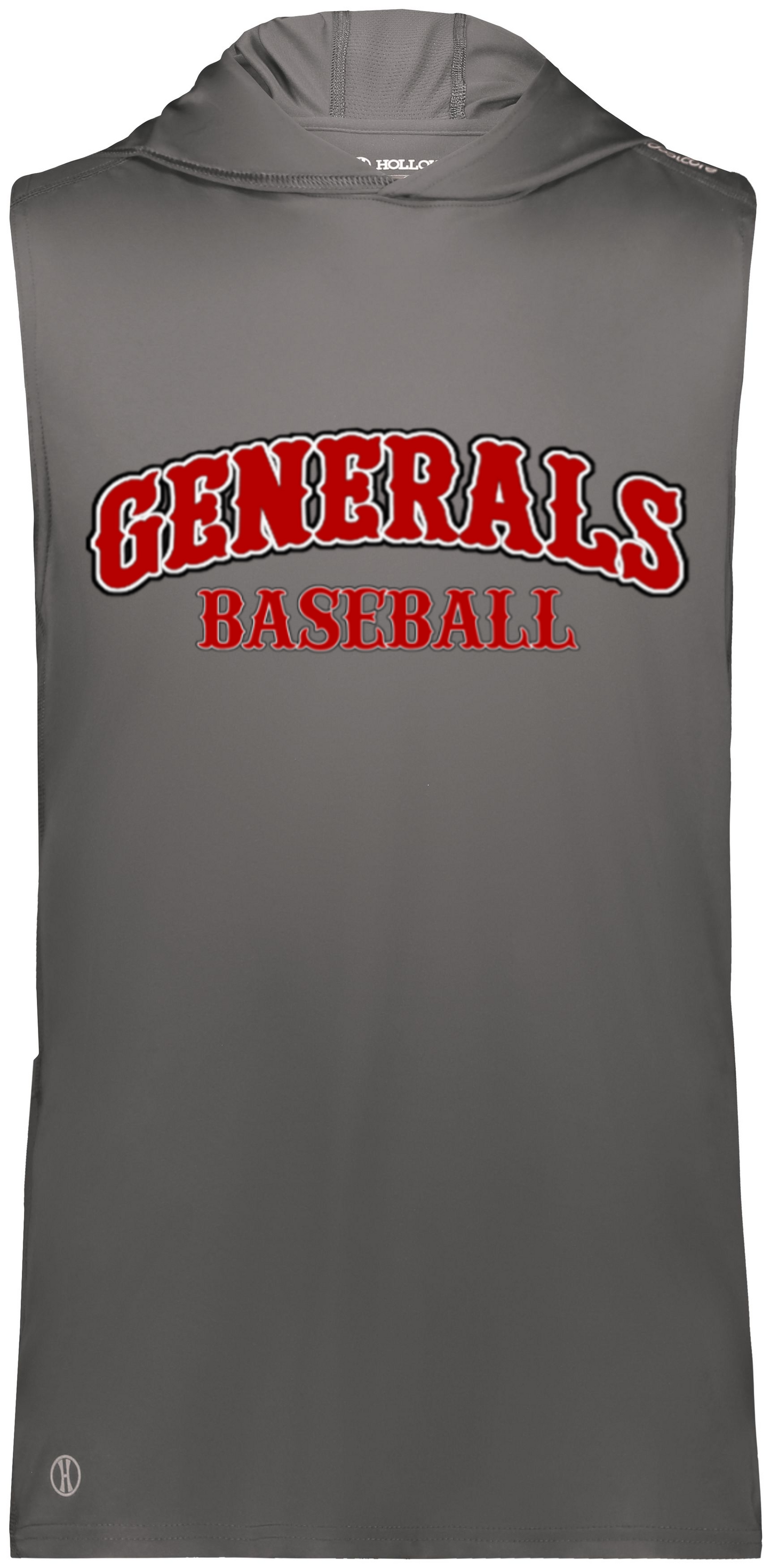 Sleeveless Hoodie Powered by Coolcore® - BC Generals Baseball