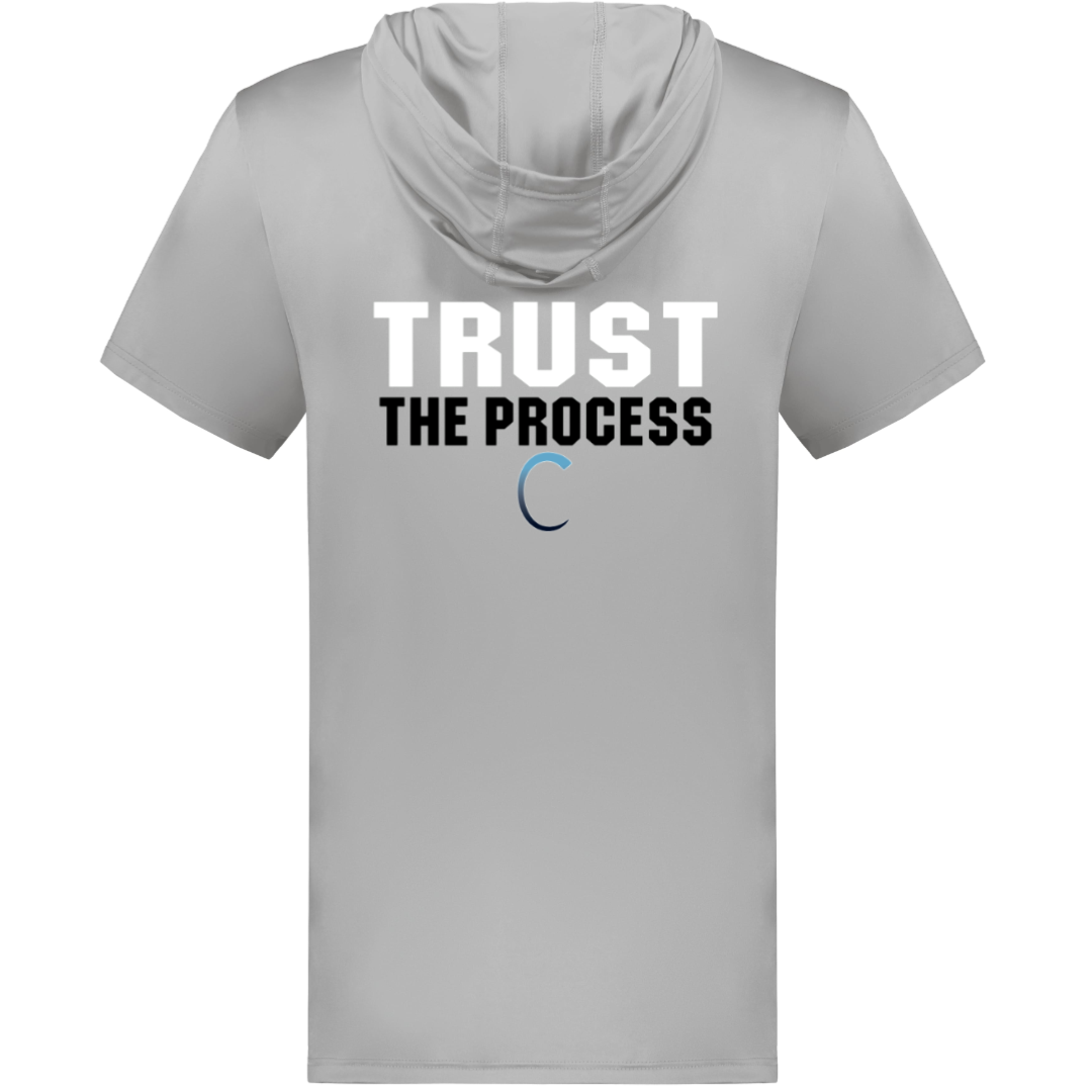 Carroll Baseball Short Sleeve Hoodie Powered by Coolcore®