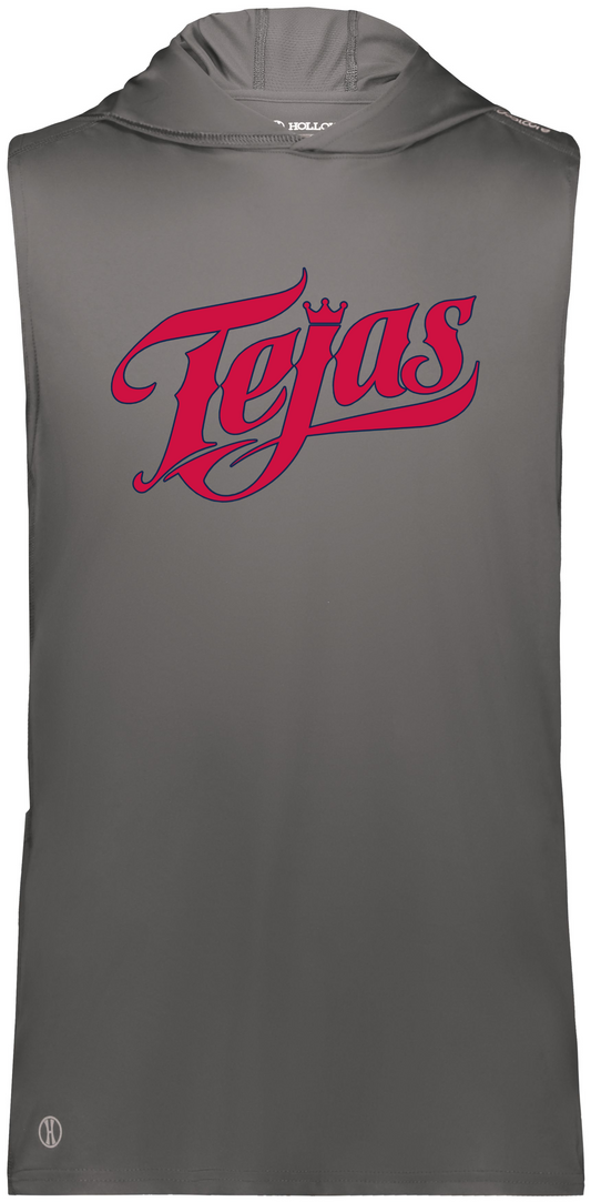 Tejas Baseball Sleeveless Hoodie Powered by Coolcore®