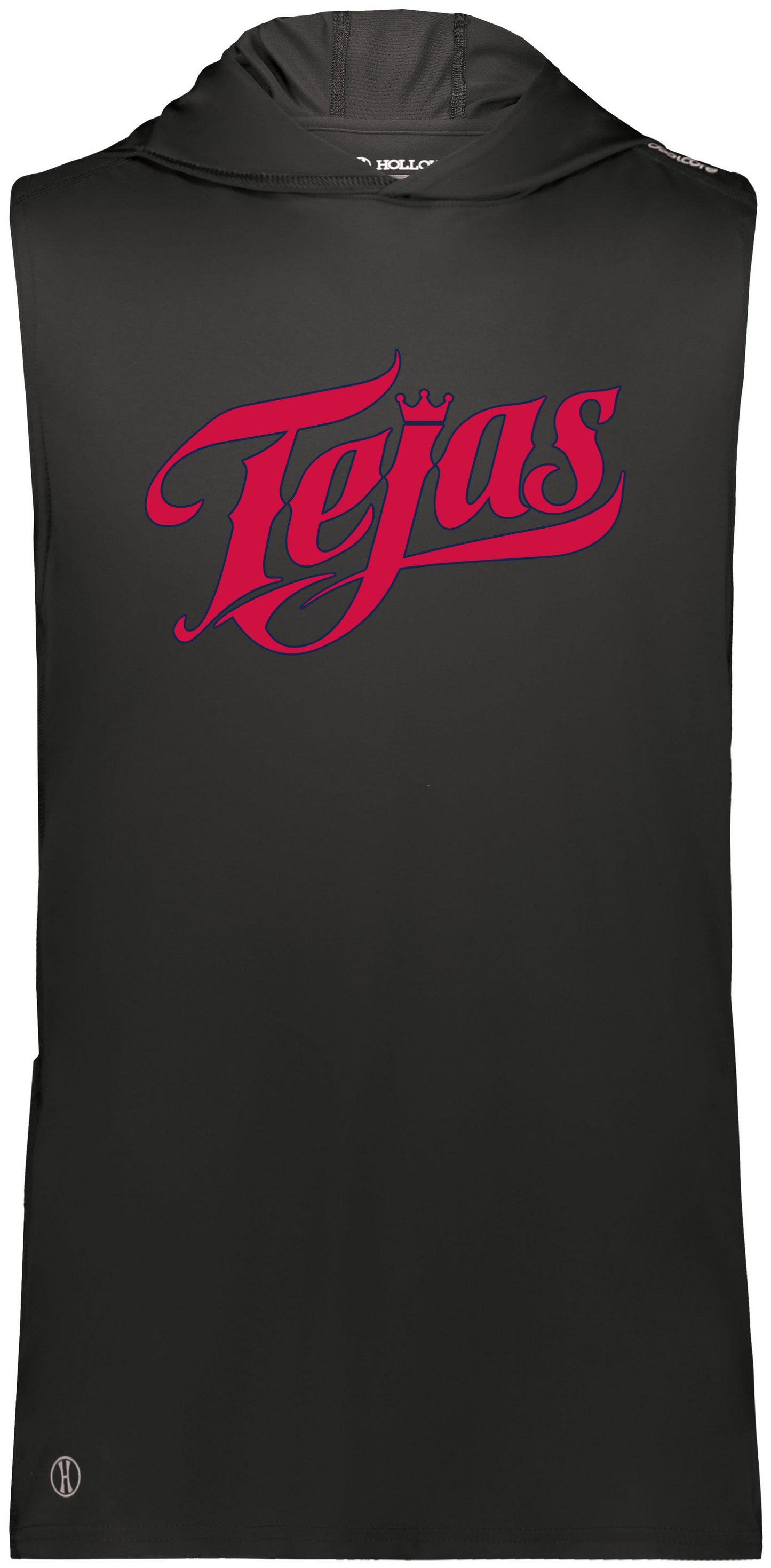 Tejas Baseball Sleeveless Hoodie Powered by Coolcore®