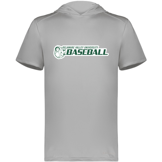 DVU Baseball Short Sleeve Hoodie Powered by Coolcore®