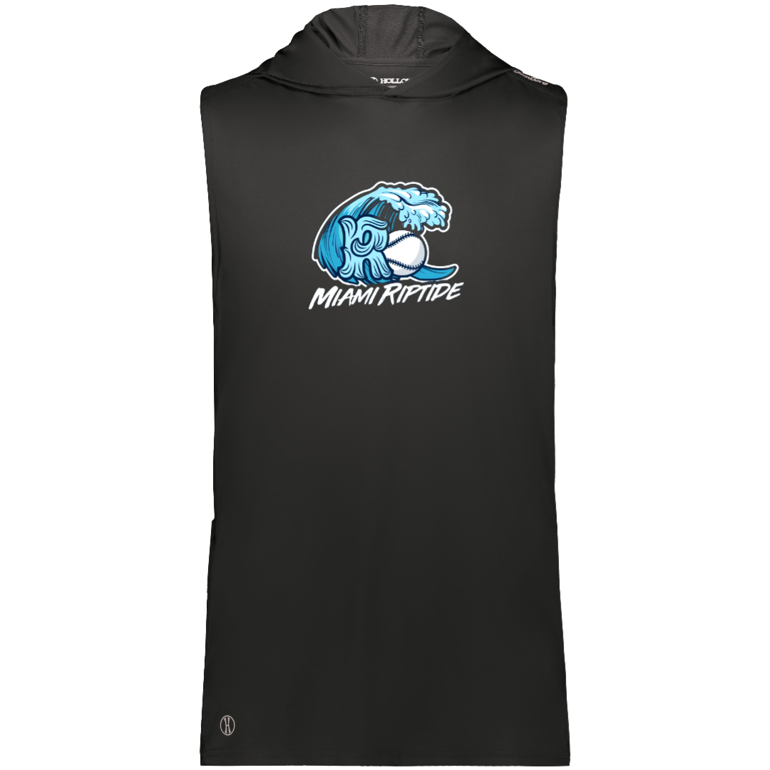 Miami Riptide Baseball Sleeveless Hoodie Powered by Coolcore®