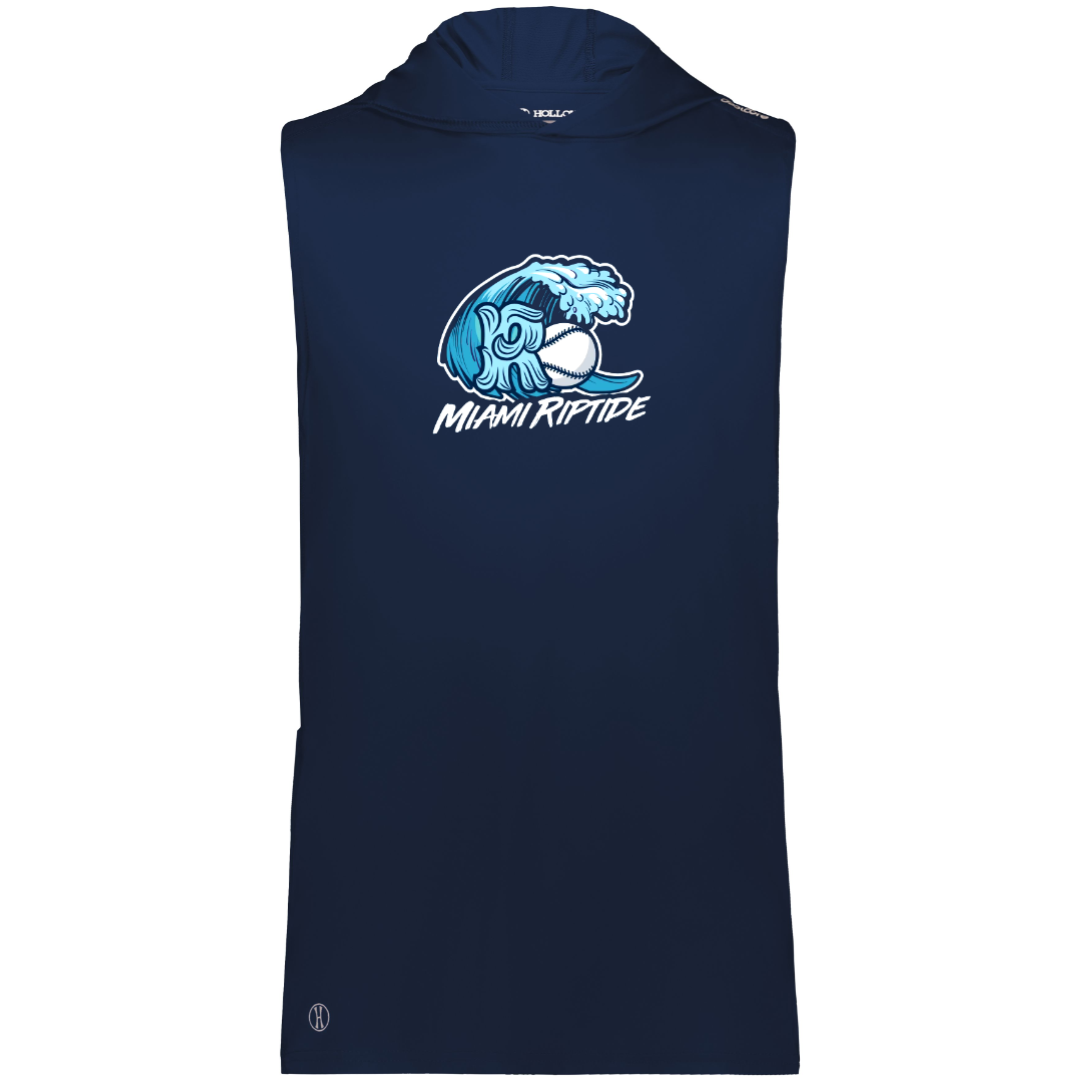 Miami Riptide Baseball Sleeveless Hoodie Powered by Coolcore®