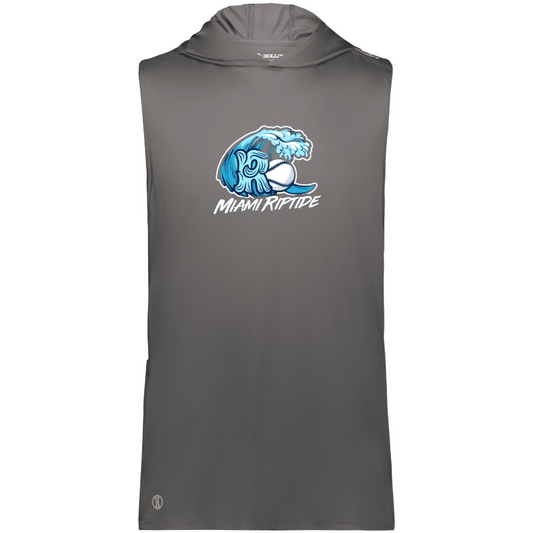 Miami Riptide Baseball Sleeveless Hoodie Powered by Coolcore®