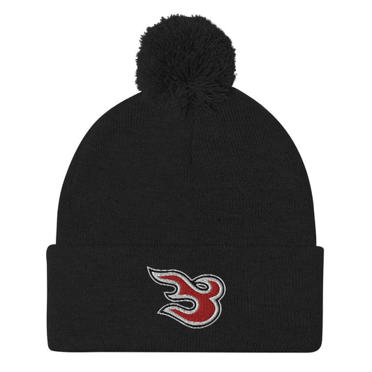 Middletown Blaze Pom-Pom Beanie