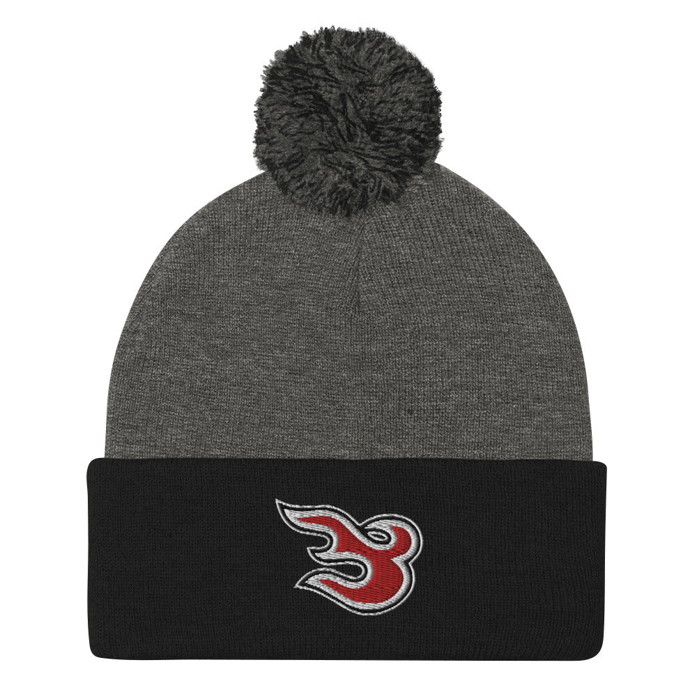 Middletown Blaze Pom-Pom Beanie