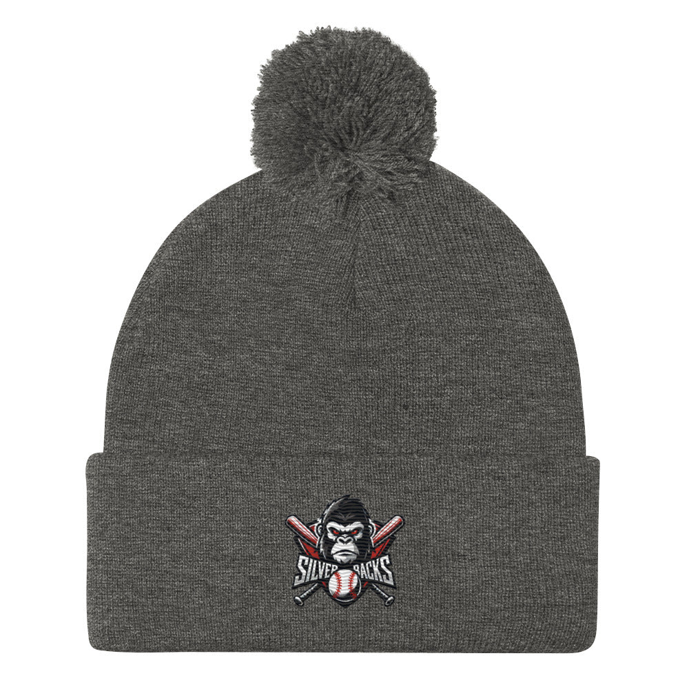 Silverbacks Baseball Pom-Pom Beanie